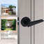 Poignée de porte d'entrée avec paquet de rosettes rondes-88476896