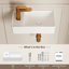 DeerValley 250mm W Ceramic Sink