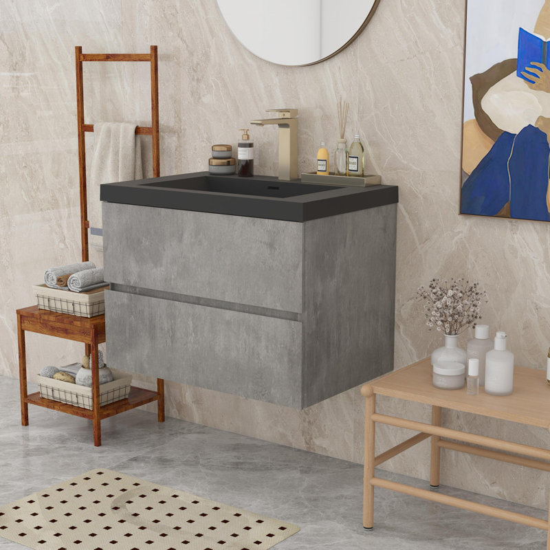 Bathroom Vanity with Resin Basin