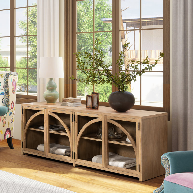 Mareesha Unfinished TV Stand for TVs up to 75"