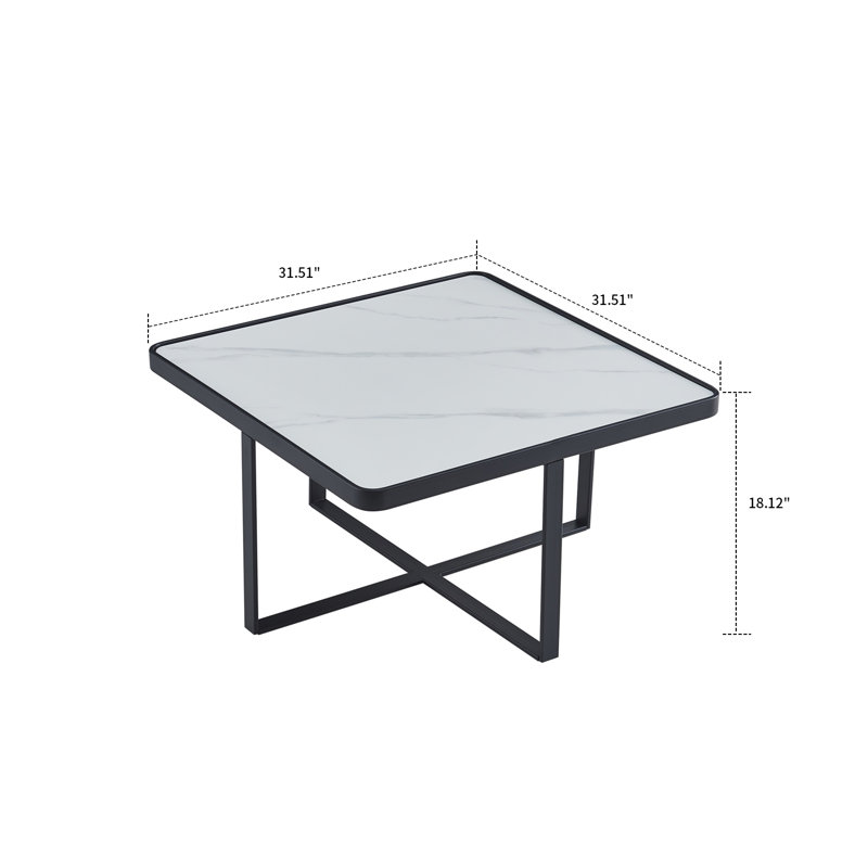 Wanesha Stone Top Coffee Table