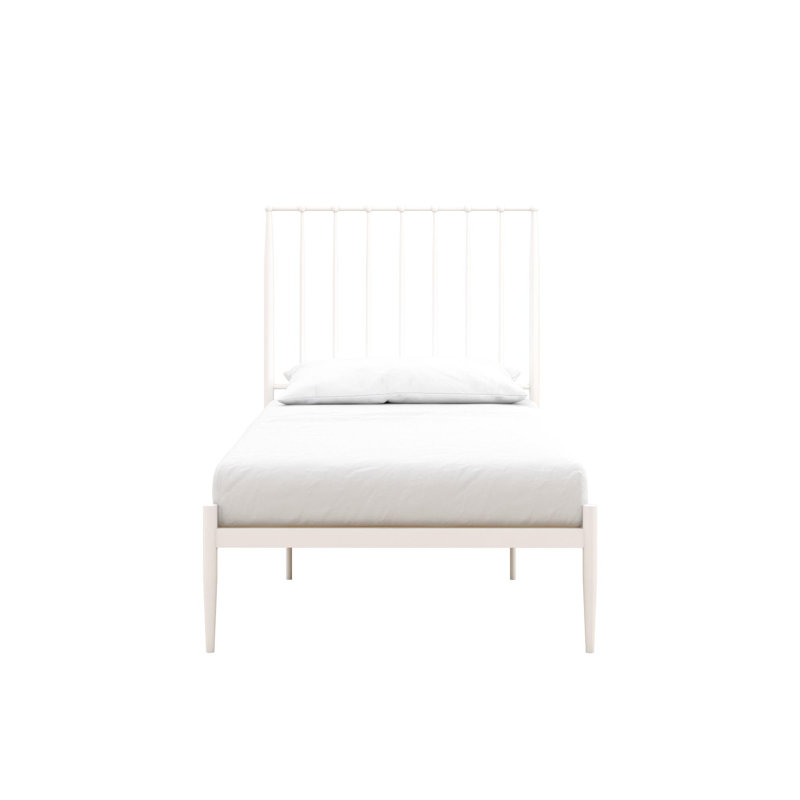 Wolak Metal Bed, Kingsize (5'), White