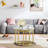 Nesting Coffee Table Set Of 2, Small Glass Round Nesting Tables For Living Room Bedroom, Accent Tea Table With Metal Frame Modern Industrial Simple-884584220