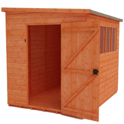 12x8w Tiger Shiplap Lean To Pent Shed