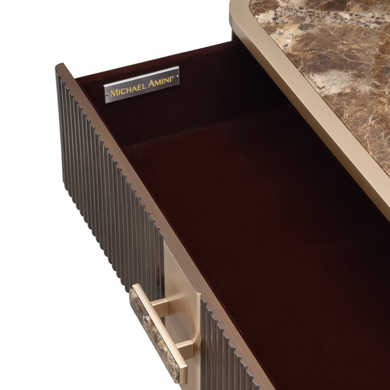 West Kensington Highboy Chest, Brown