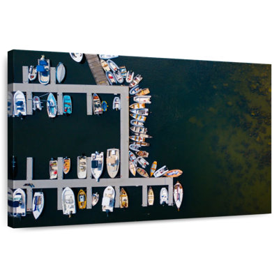 Camden Harbor From Above