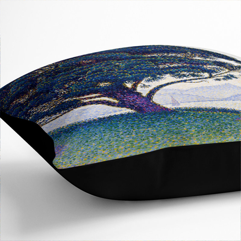 The Bonaventure Pine Scatter Cushion, Black, 55cm H x 55cm W x 20cm D