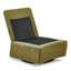 Chaise berçante pivotante détachable en chenille 360, sièges confortables pour le salon et la chambre à coucher, canapé-lit simple-27205157