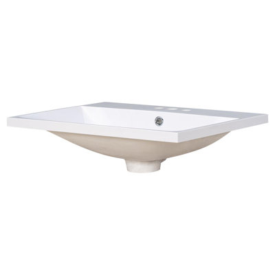 Ceramic Rectangular Bathroom Sink