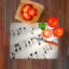 Planche à découper à thème musical avec un musicien et des notes de musique sur un matériau en verre durable, idéal pour la cuisine et la préparation des aliments-114446680