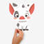Bordure de papier peint L 24,99 pi x l 19,19 po Bixby Bixby Moana