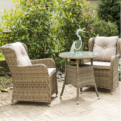 Vandeventer 2 Seater Rattan Conversation Set