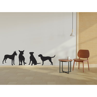 Adhésif décoratif pour chien, chien, décor pour enfants, art mural, amoureux des animaux