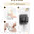 Square Self Adhesive Towel Hooks - 4 Pack Matte Black Metal Hooks
