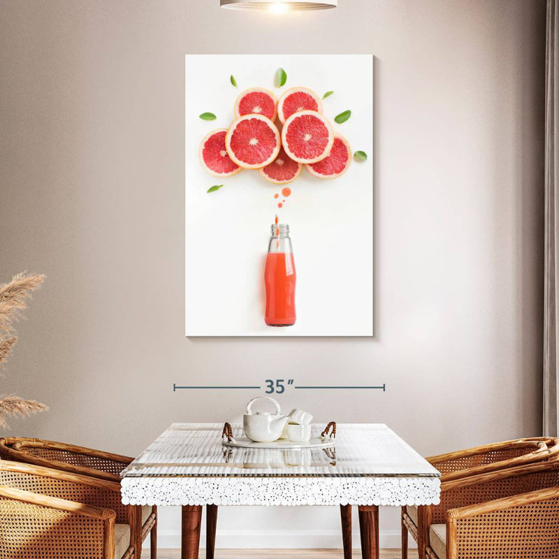 Yarlin Fresh Grapefruit Juice, 48" H x 32" W