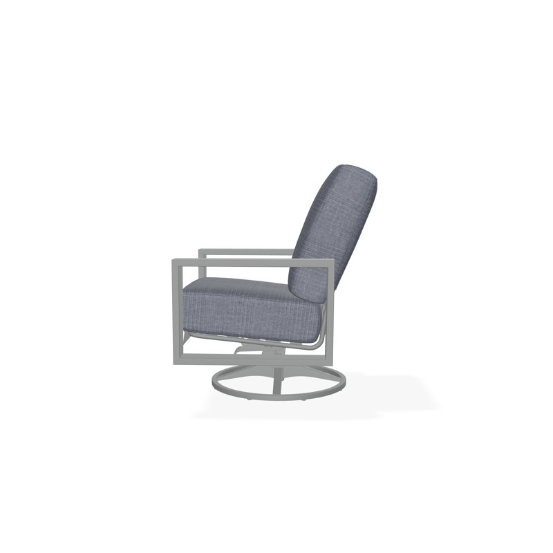 Larssen Outdoor Lounge Chair, Graphite, Proven Denim