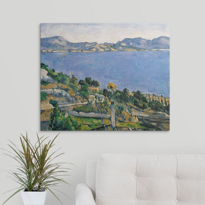 Paul Cezanne Lestaque, View Of The Bay Of Marseilles, C.1878 79 by Paul Cezanne - Print