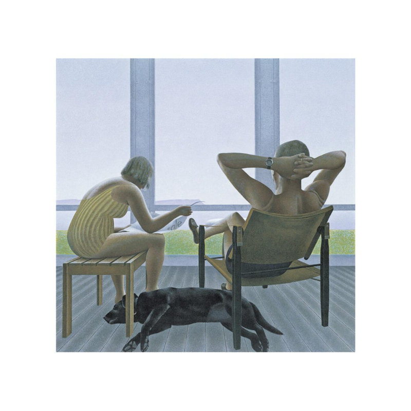 «Veranda» par Alex Colville - estampe numérique, H 22 po x l 28 po