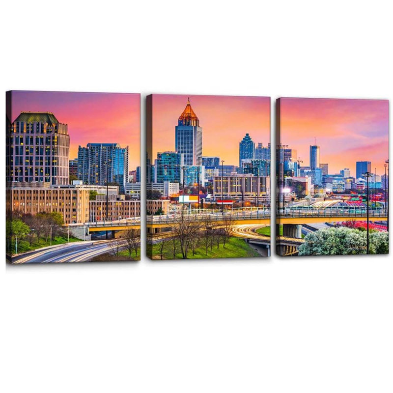 3 Piece Wrapped Canvas Print