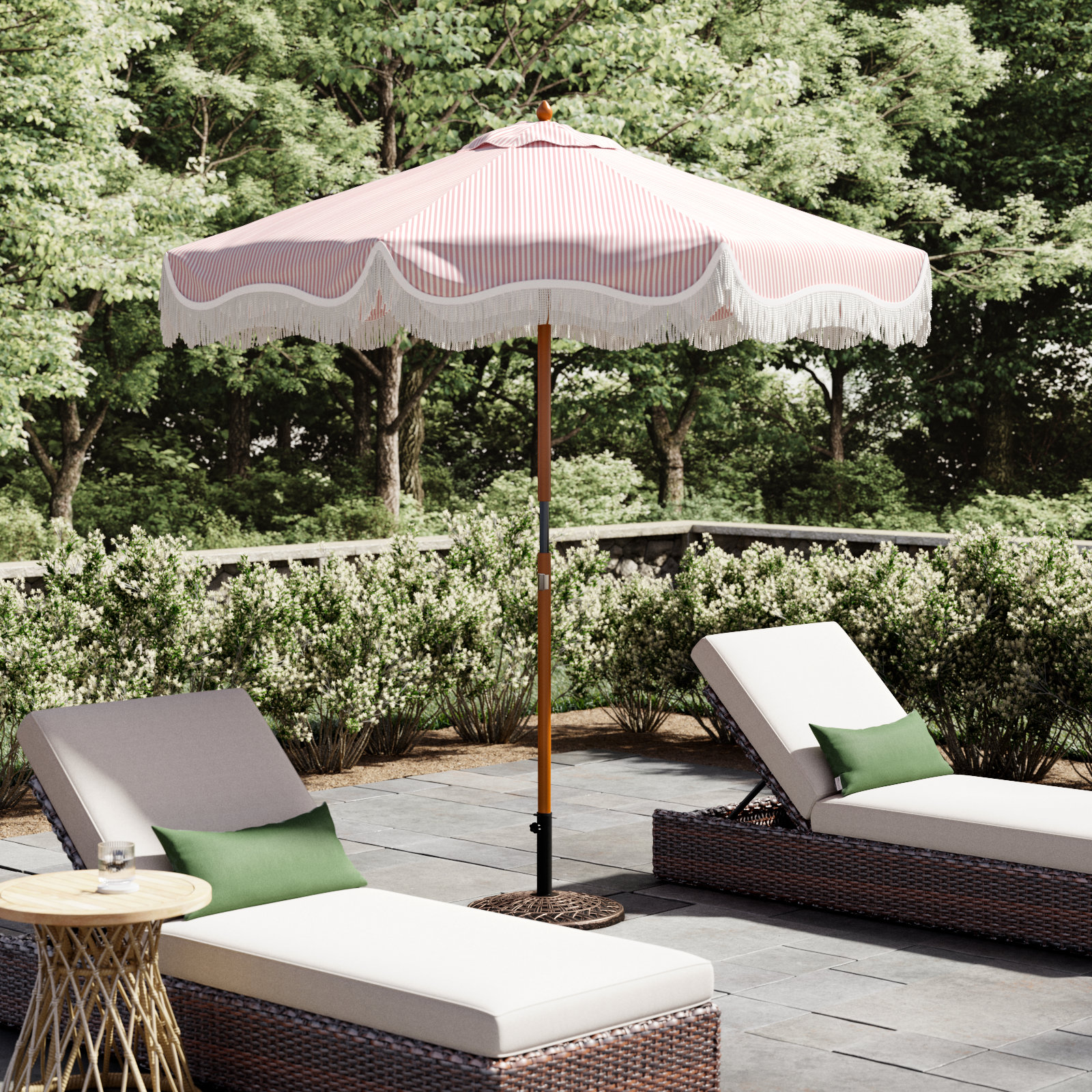 Amy 0'7'' Market Umbrella, Pink