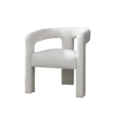 Lomas Beige Boucle Side Chair (Set Of 2)