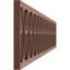 Moulure en noyer 46 3/8 po x H 4 po x T 3/8 po, noyer-95199064-95199076