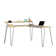 Vansant L-Shaped Metal Base Writing Desk