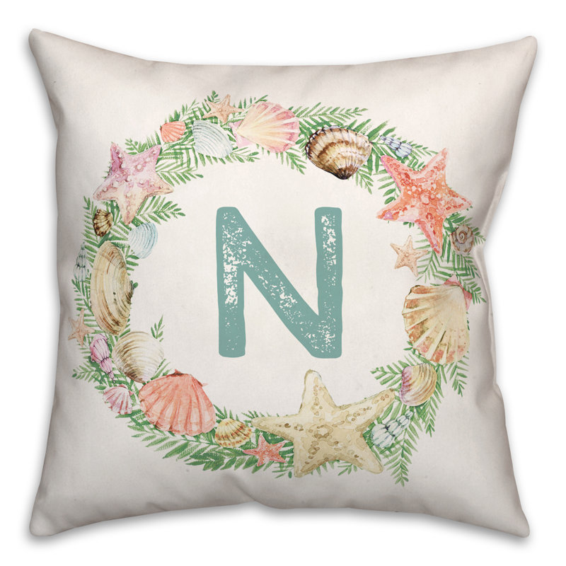 Reversible Throw Pillow, N