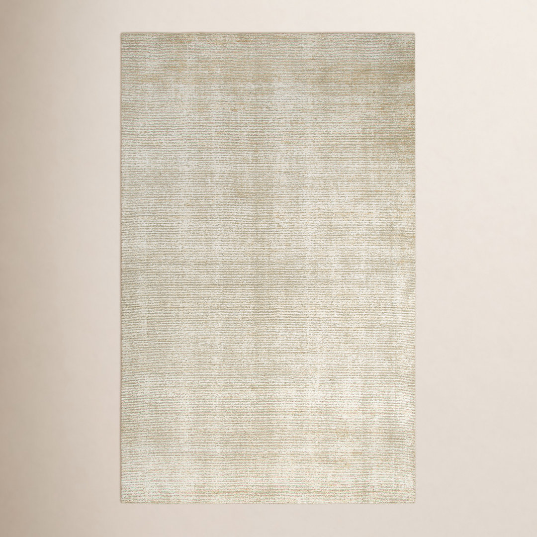 Casleton Hand-Loomed Dark Beige Area Rug Birch Lane™ Rug 