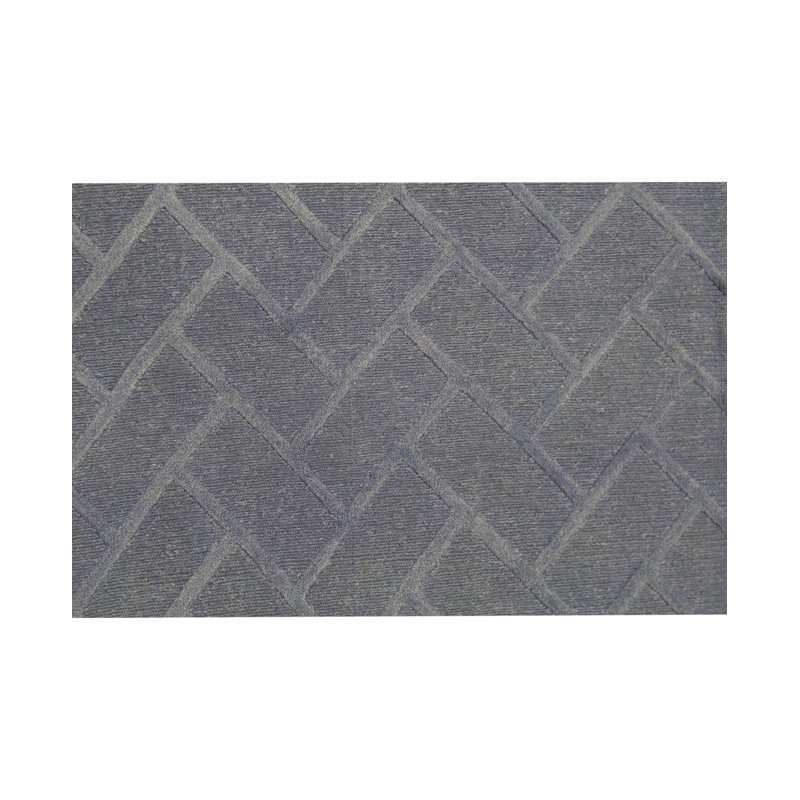 Himalayan Cotton Geometric Area Rug in Blue