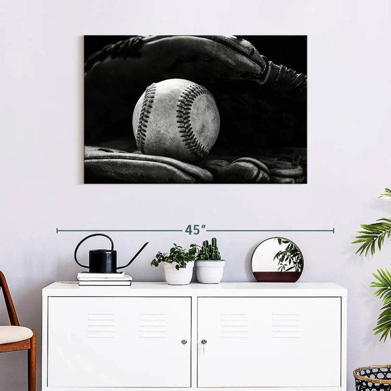 Sireci Glove Holding Baseball, 24" H x 36" W