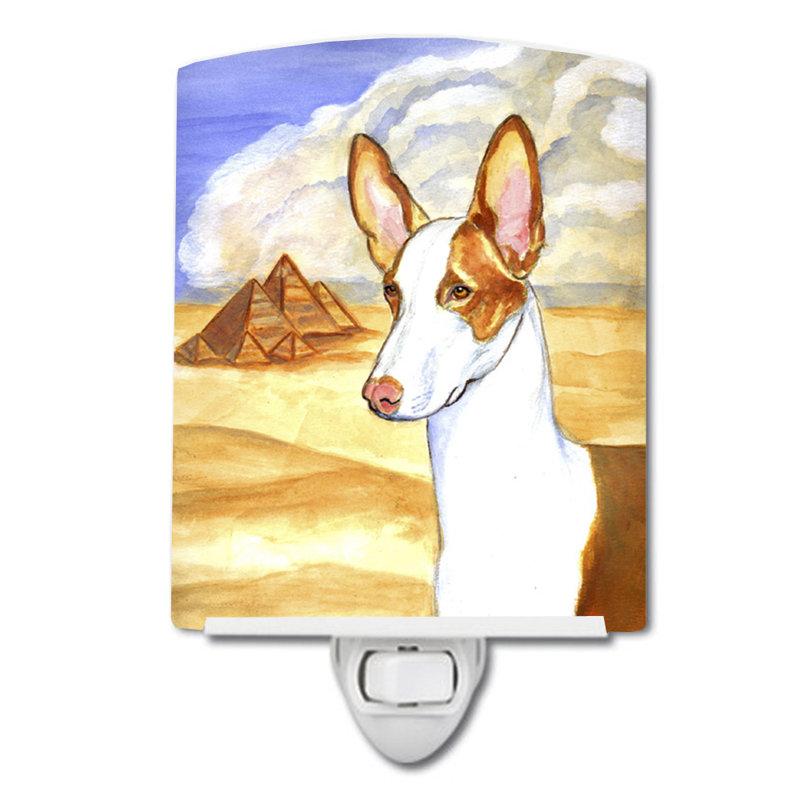 Ibizan Hound Ceramic Night Light