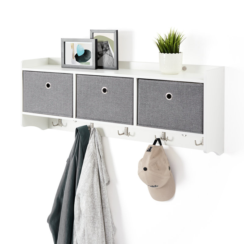 Kurtzig Wall 5 - Hook Wall Mounted Coat Rack