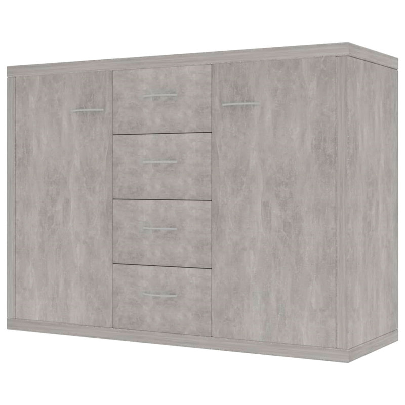 Bordt 88cm Sideboard, Concrete Grey