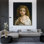 «Little Girl» par William Bouguereau - Art mural sur toile tendue avec châssis
