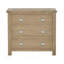 Jeremey Solid Wood 85cm W 3 - Drawer Chest of Drawers