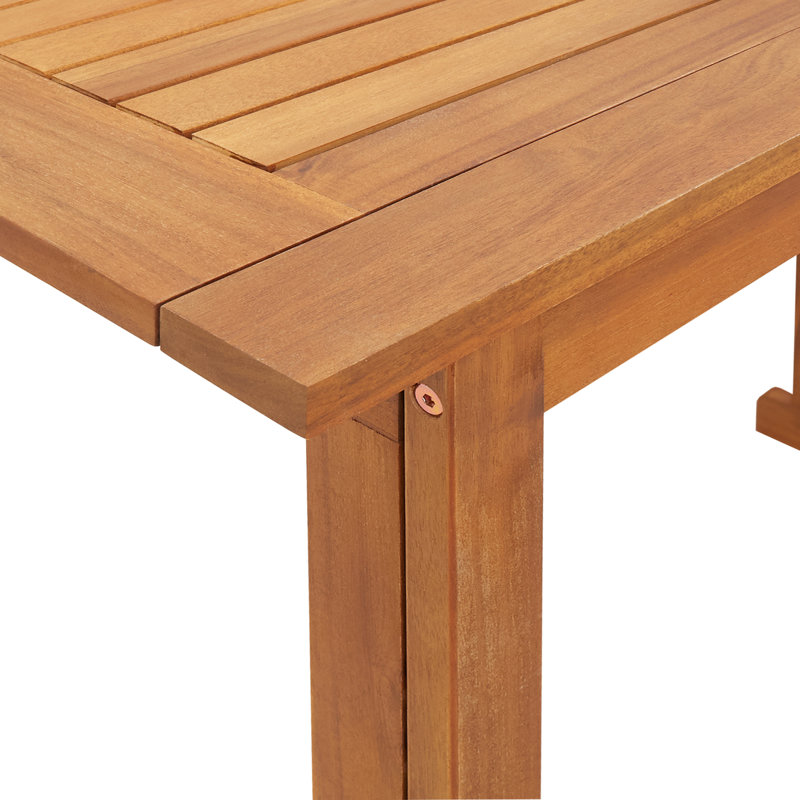 Shirebrook Acacia Folding Outdoor Balcony Table , 89.9cm cm W 50.38cm cm D, Brown, 75cm H x 90cm W x 50cm D