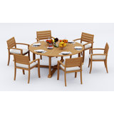 Travota Outdoor - Piece Teak Dining Set