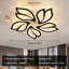 Hyslop Dimmable 5-Light 55cm LED Integrated Semi Flush Mount with Remote Control-1065868698