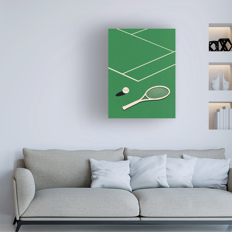 Rouleau de tennis sur toile ,ologi, H 19 po x l 14 po