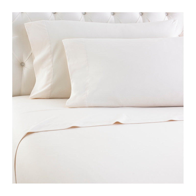 Ensemble de draps à poche profonde en microflanelle® de couleur unie, Ensemble de draps pour lit double + drap-housse et
