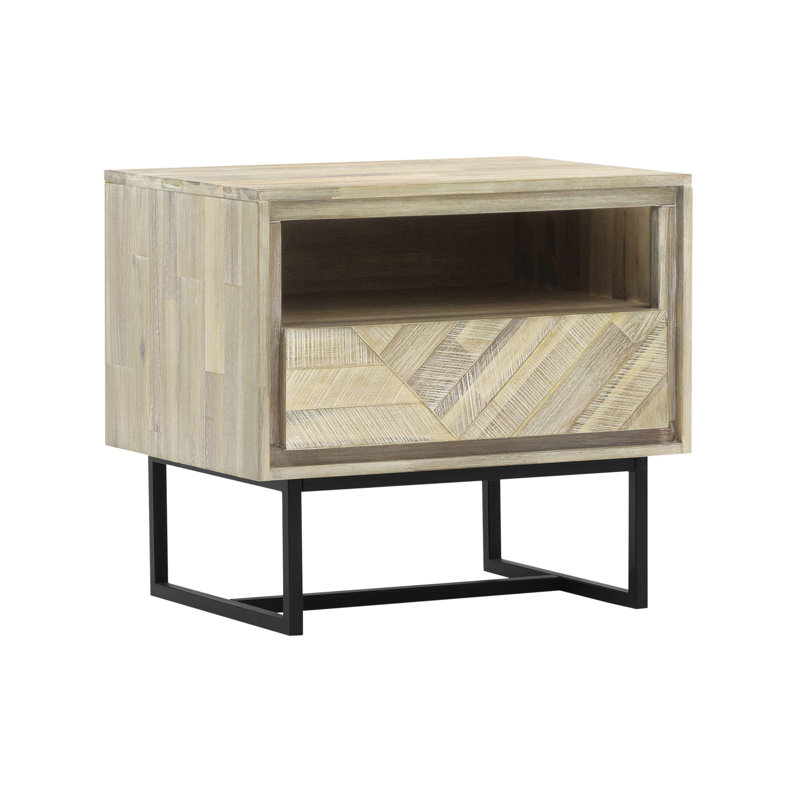 18'' W Solid Wood Nightstand