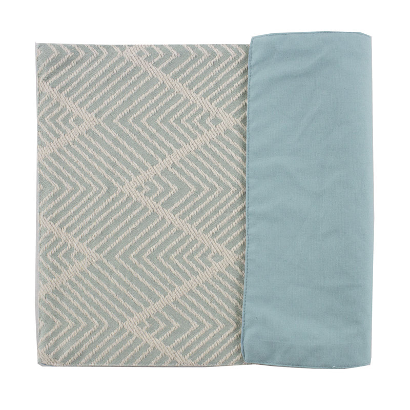 Chevron Rectangle Placemat, Light Green