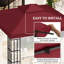 Toile de remplacement Outsunny