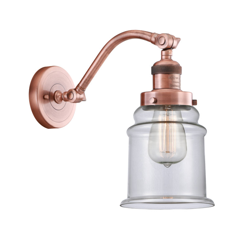 Emerson Armed Sconce, Antique Copper