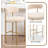 Gold Boucle Bar Stools Set Of 4, 26" Modern Counter Stools With Backs, Upholstered Barstools For Kitchen Island, Bar, Cafe-2083783932