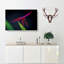 Purple Dragonfly - Wrapped Canvas-55322361