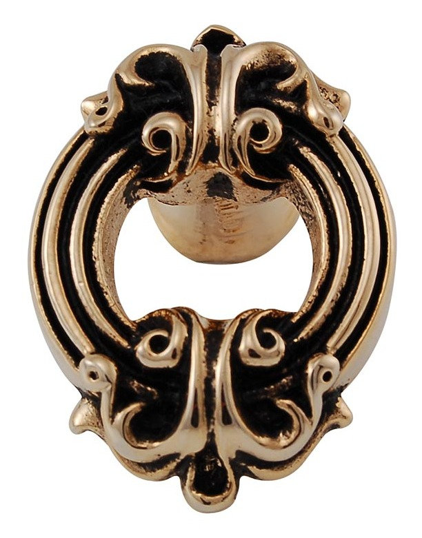 Sforza Novelty Knob, 1.75" H x 1.25" W x 1.125" D, Antique Gold
