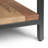 Moreland Skyler 22"W Solid Mango Wood and Metal Industrial End Table with Open Storage Shelf-85952044-75558126