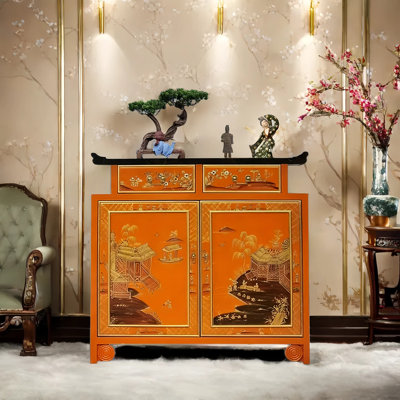 Painted Entryway Cabinet